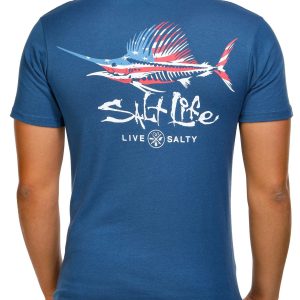 Salt Life Mens Sailfish & Bones Short Sleeve Tee