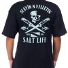 Salt Life Mens What's For Dinner Short Sleeve Pocket Tee