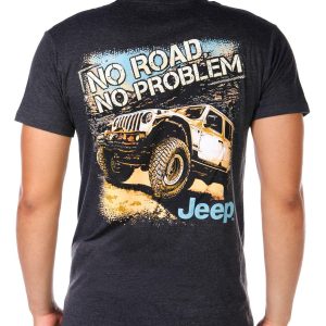 Jeep Men's No Road No Problem Graphic T-Shirt