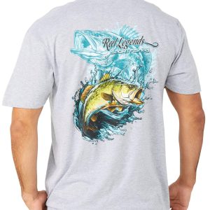 Reel Legends Mens Big Time Bass T-Shirt