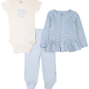 Gerber Baby Girls 3 Pc Pants Set