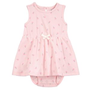 Carters Baby Girls Rib Floral Dress
