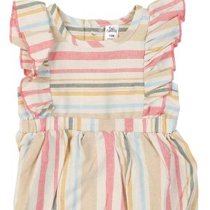 Baby Essentials Baby Girls 2 pc Sleeveless Romper Set