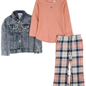 Little Lass Baby Girls 3 Pc Pants Set