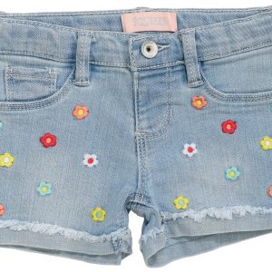 Squeeze Toddler Girls Flower Denim Shorts