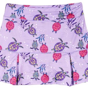 Reel Legends Toddler Girls Turtles Printed Flounce Skort