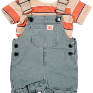 Little Lad Baby Boys 2 pc T-Shirt Shortall Set