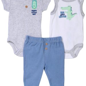 Baby Boys 3-pc. Pant Set