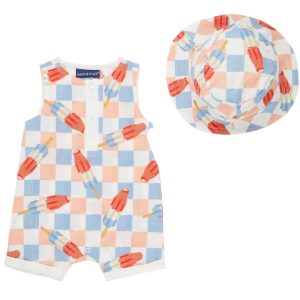 Andy & Evan Baby Boy 2 Pc Romper Set
