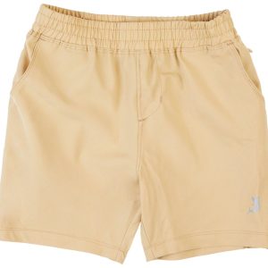 Reel Legends Little Boys Tan Swim Trunks