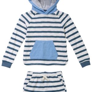 Andy & Evan Toddler Boys 2 Pc Long Sleeve Short Set