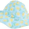Green Sprouts Baby Brim Aqua Dot Lemons Hat
