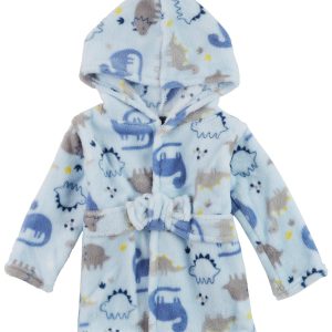 DreamGro Baby Print Plush Bath Robe