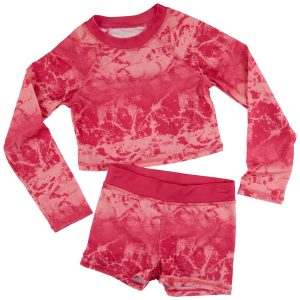Reel Legends Little Girls 2 pc Print Swimsuit Set