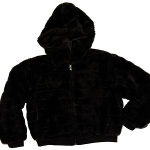 Speechless Big Girls Faux Fur Zip Up Jacket