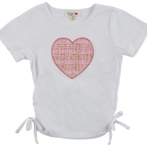Thats My Girls Girls Short Sleeve Pink Heart T-Shirt