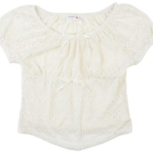 Little Girls Empire Puff Sleeve Top