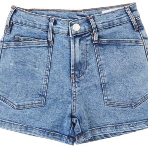 Jessica Simpson Big Girls Patch Pocket Denim Shorts