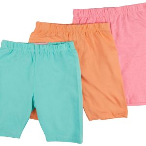 Freestyle Big Girls Active 3 Pk Neon Biker Shorts