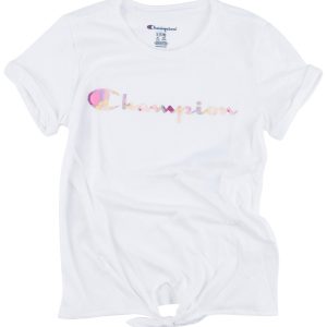 Champion Big Girls Active Tie Front T-Shirt
