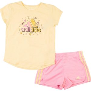 Adidas Little Girls Active 2 Pc Shorts Set