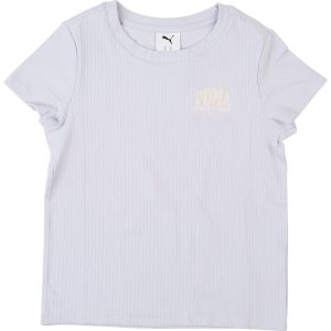 Puma Big Girls Sports Puma Embroidered Knit T-Shirt