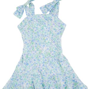 Speechless Big Girls Bow Tank Ditsy Floral Dress