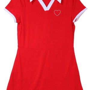 Jolie & Joy Big Girls Embroidered Tennis Dress