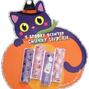 Votum 4 Pk Halloween Spooky Scented Chunky Lip Balm Set