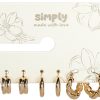 Simply Girls 3 Pk Huggie Hoop Earrings
