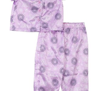 Freestyle Little Girls Celestial Satin Pajama Pant Set
