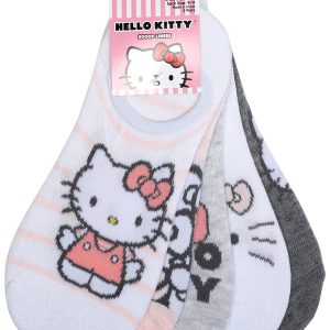Hello Kitty Girls 5 Pair No Show Socks