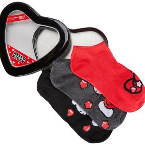 Hello Kitty Girls 3 Pk No Show Socks