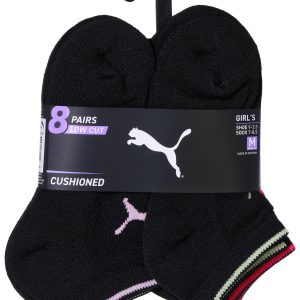 Puma Girls 8 Pk Sportstyle Low Cut Socks