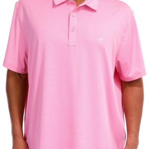 IZOD Golf Mens Solid Mesh Polo Shirt