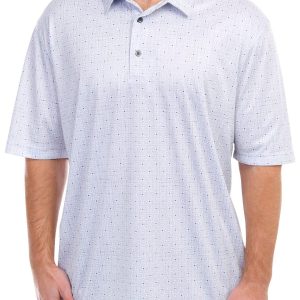 Greg Norman Mens Short Sleeve Starbeam Golf Polo Shirt