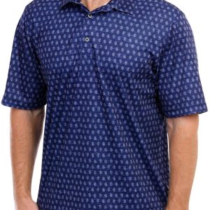 Greg Norman Mens Short Sleeve Stellar Golf Polo Shirt