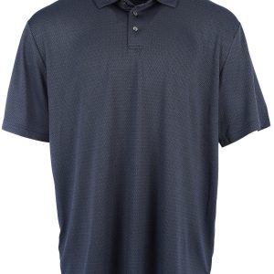 PGA TOUR Mens Chevron Print Polo Shirt
