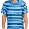 Ben Sherman Men's Striped Print Short Sleeve Sport Polo