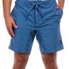 PGA Tour Mens 8 in Linear Texture Golf Shorts