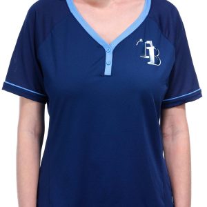 Tampa Bay Rays Women's League Diva V-Neck T-Shirt