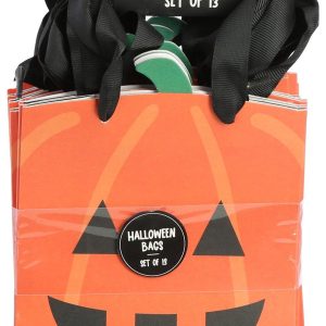 Eccolo 13 Pk Jack-O-Lantern Treat Bags