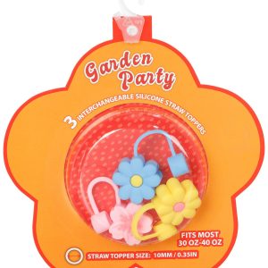 ABG 3 Pk Silicone Flower Toppers