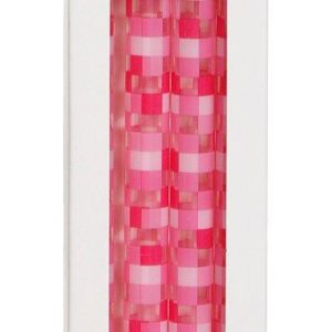 Tumbler 40 oz Straw Set - Check Hot Pink