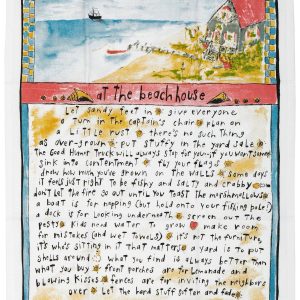 Peking Handicraft 18x26 Beach House Kitchen Towel