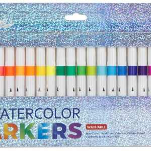 FLOMO Creative 24 Bullet Tip Watercolor Markers