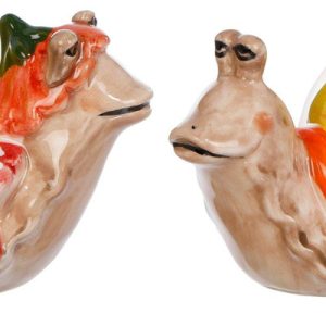 Blue Sky 2 Pc Garden Snail Salt & Pepper Shakers